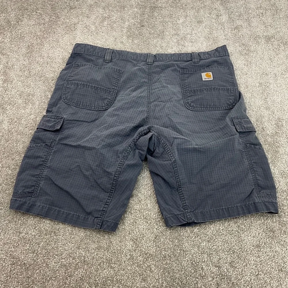 Carhartt Cargo Shorts Mens 42 Force Broxton Grey Ripstop Relaxed Fit
